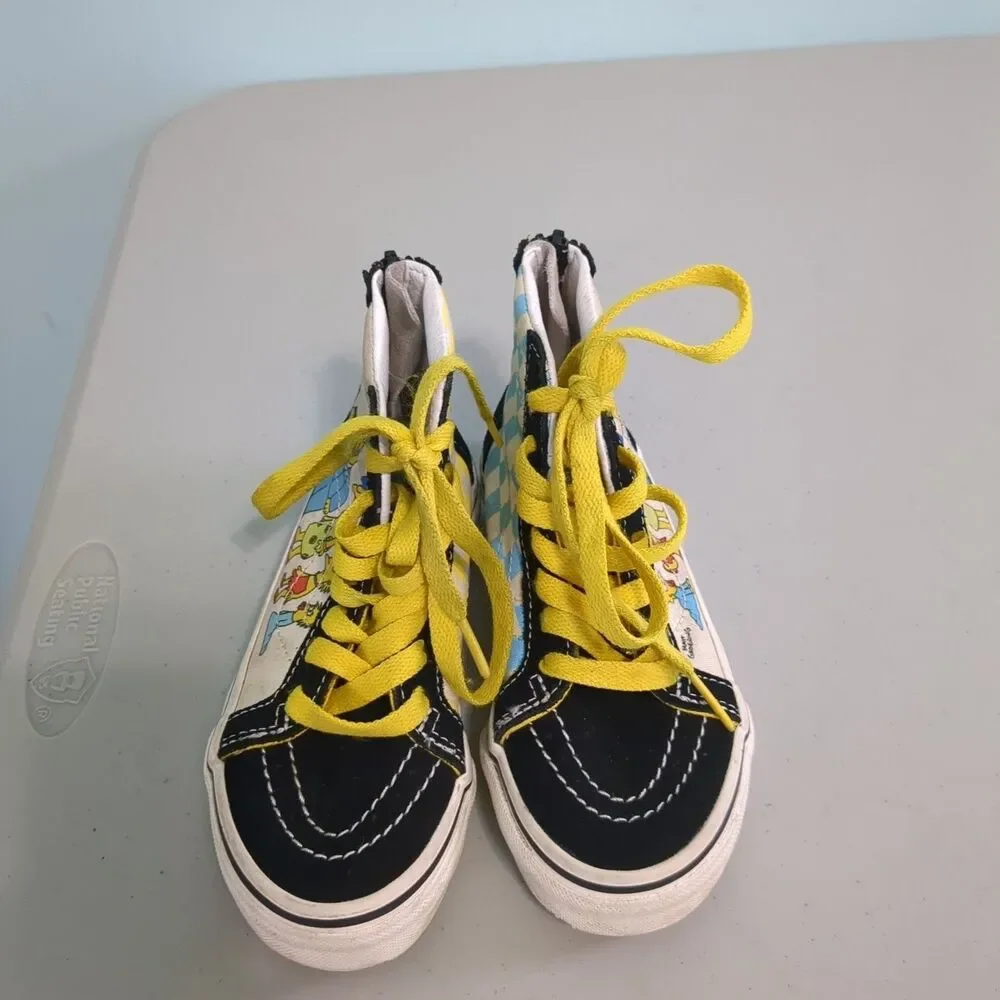 Vans x The Simpsons Sk8-Hi Family Portrait Shoes Kids size 11